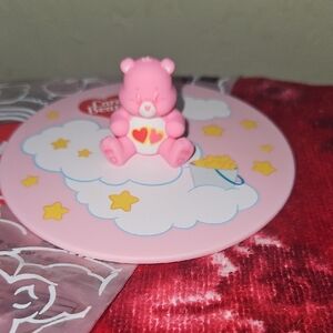 Care Bears Lots Of Love Silicon Cup Lid So Cute!